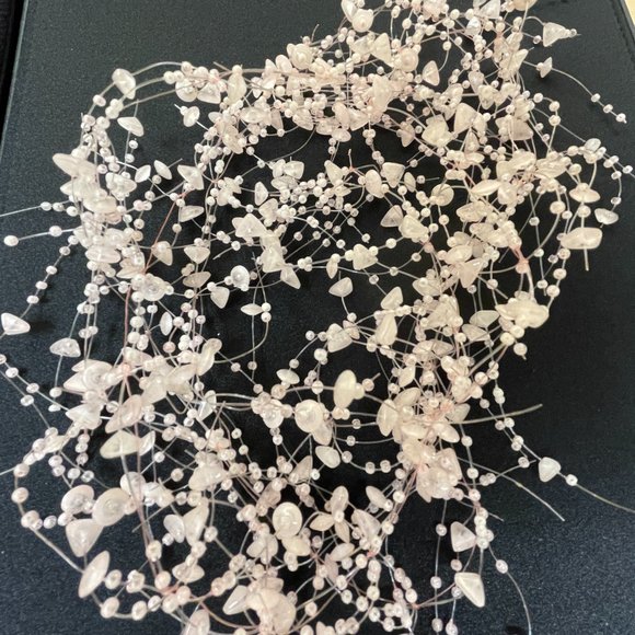 EUC Bead Spray String Decoration, Pink, Acrylic, 64" Long, Easter, Spring, Party - Picture 4 of 4